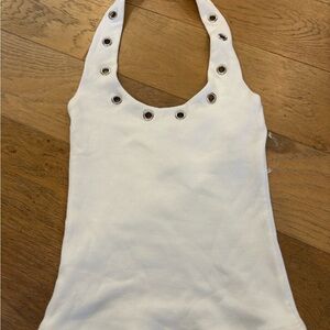 Windsor Ivory Ribbed Tank Top